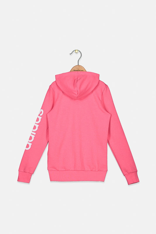 Adidas Kids Girls Linear Hoodie