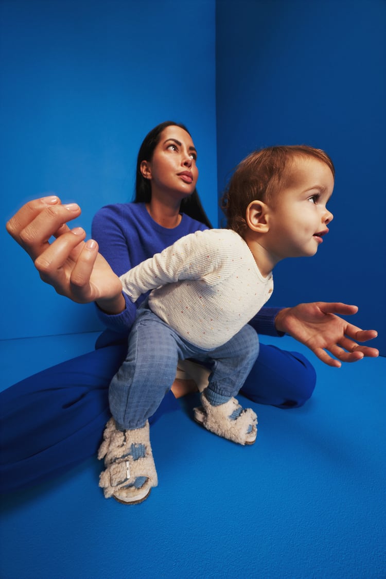 ZARA TEXTURED CHECK TROUSERS