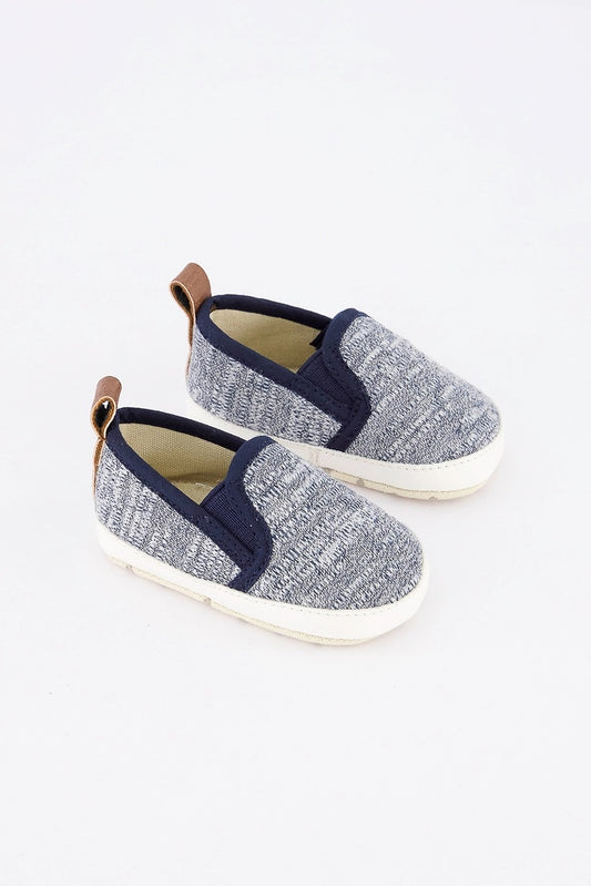 ZY Toddler Boys Slip On Shoes, Navy