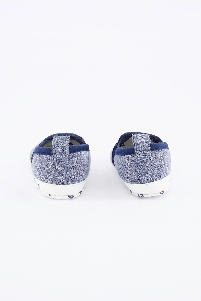 ZY Toddler's Boy Pre Walk Shoes, Wash Navy