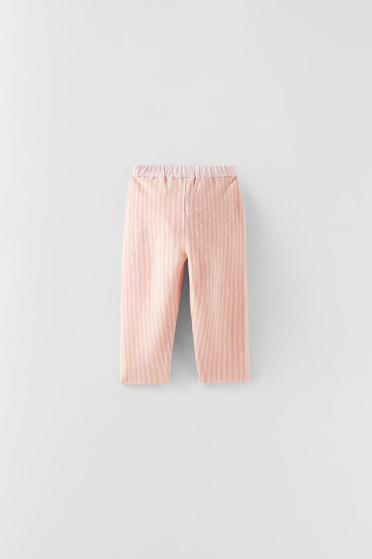 ZARA STRIPED KNIT TROUSERS