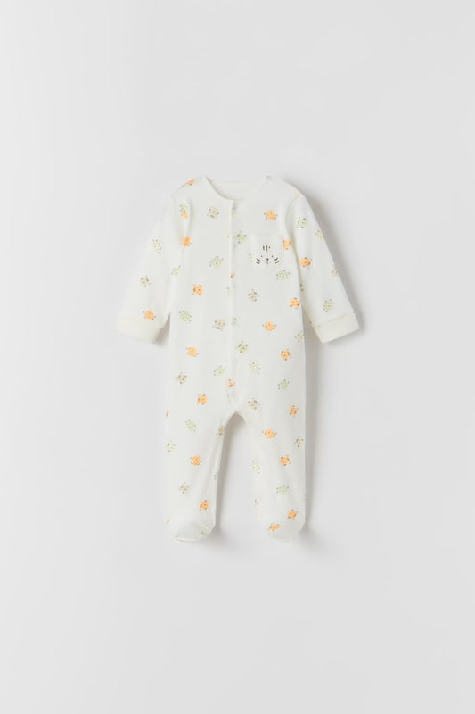 ZARA BABY/ TIGER FACE SLEEPSUIT