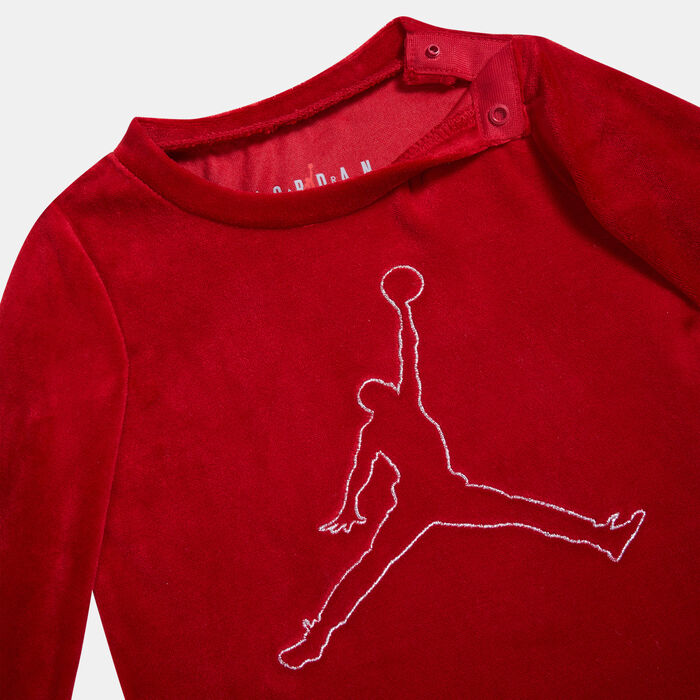 JORDAN Kids' Velour Bodysuit