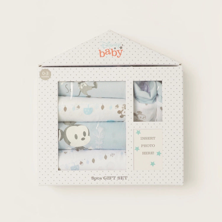 Disney Mickey Mouse Print 8-Piece Clothing Gift Set