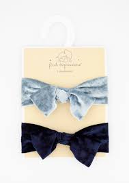 First Impression Baby Girls 2-Pack Velvet Headbands