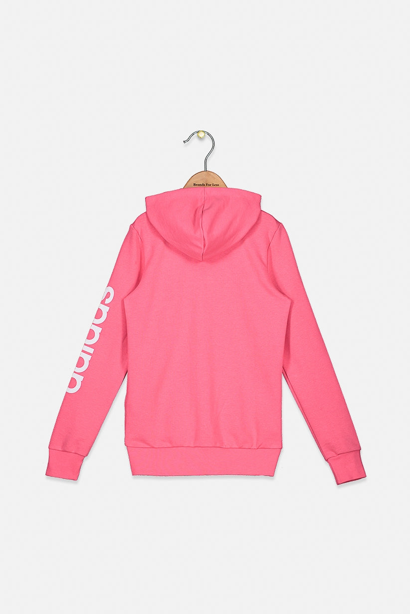 Adidas Kids Girls Linear Hoodie