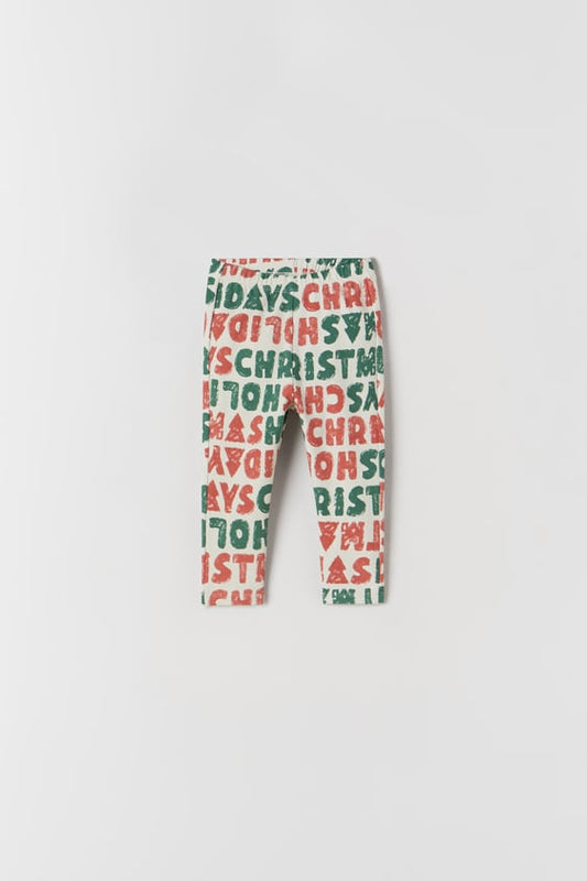 ZARA LETTER PRINT LEGGINGS