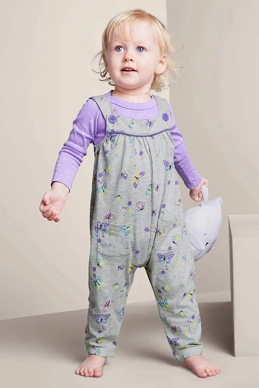 Tchibo Toddler Girl's Printed Jumpsuit,