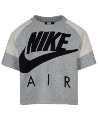 NIKE Kids' Sportswear Air Cropped Sweatshirt