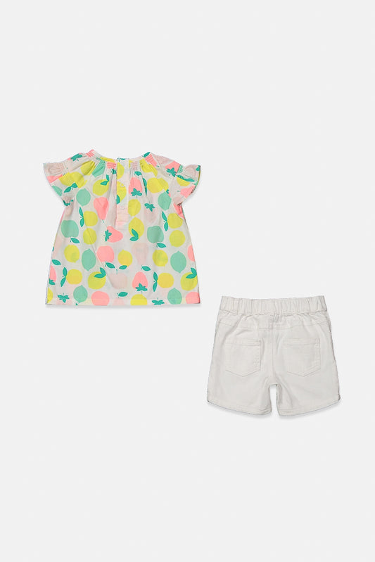 Carters Baby Girl's Fruit-Print Cotton Tunic Set