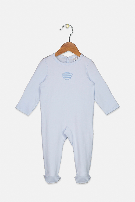 ORIGINAL MARINES Toddler Boy's Embroidered Stripe Long Sleeve Bodysuit