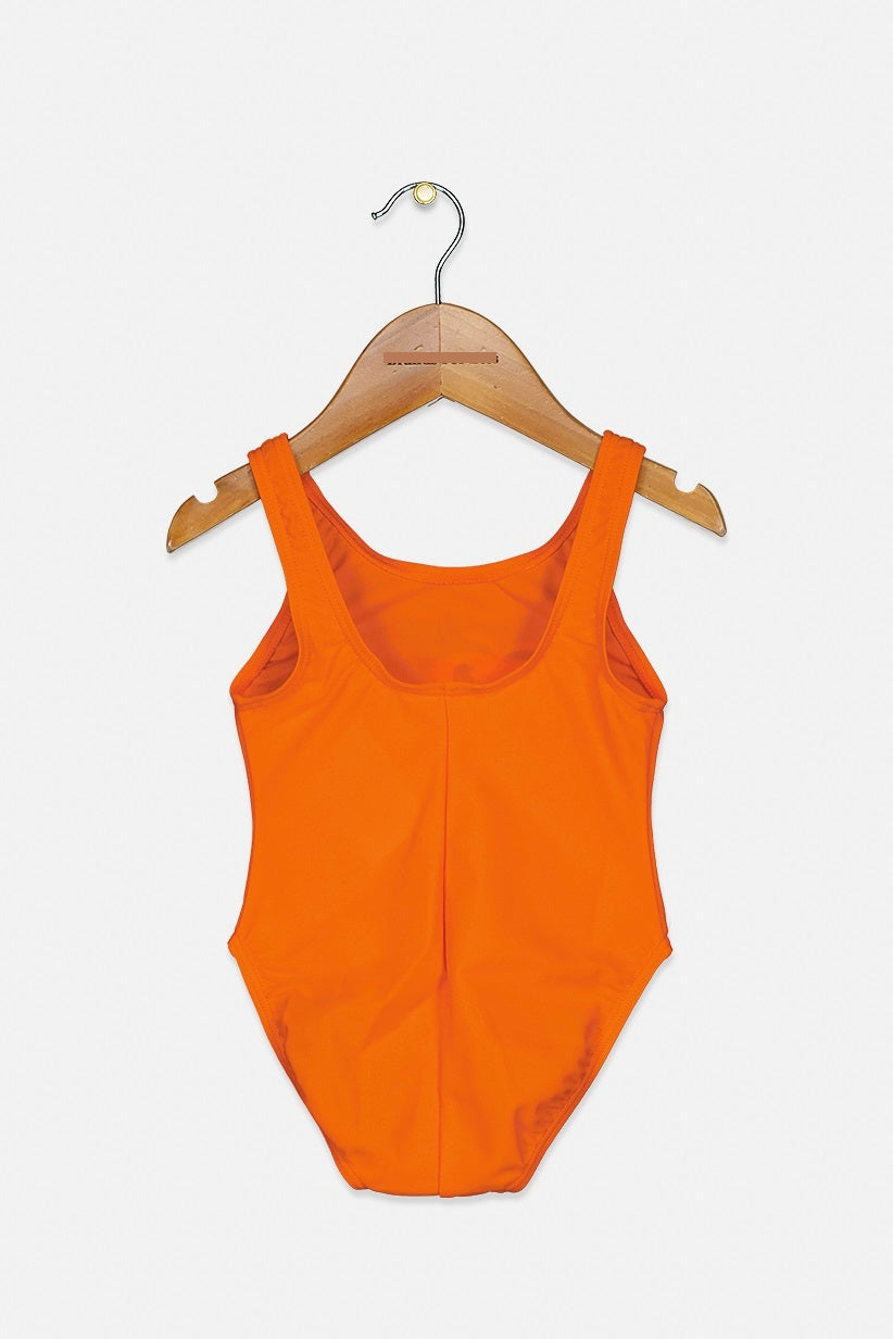 Arena Toddler Girl's Scoop Neck Graphic Sleeveless Swimsuit