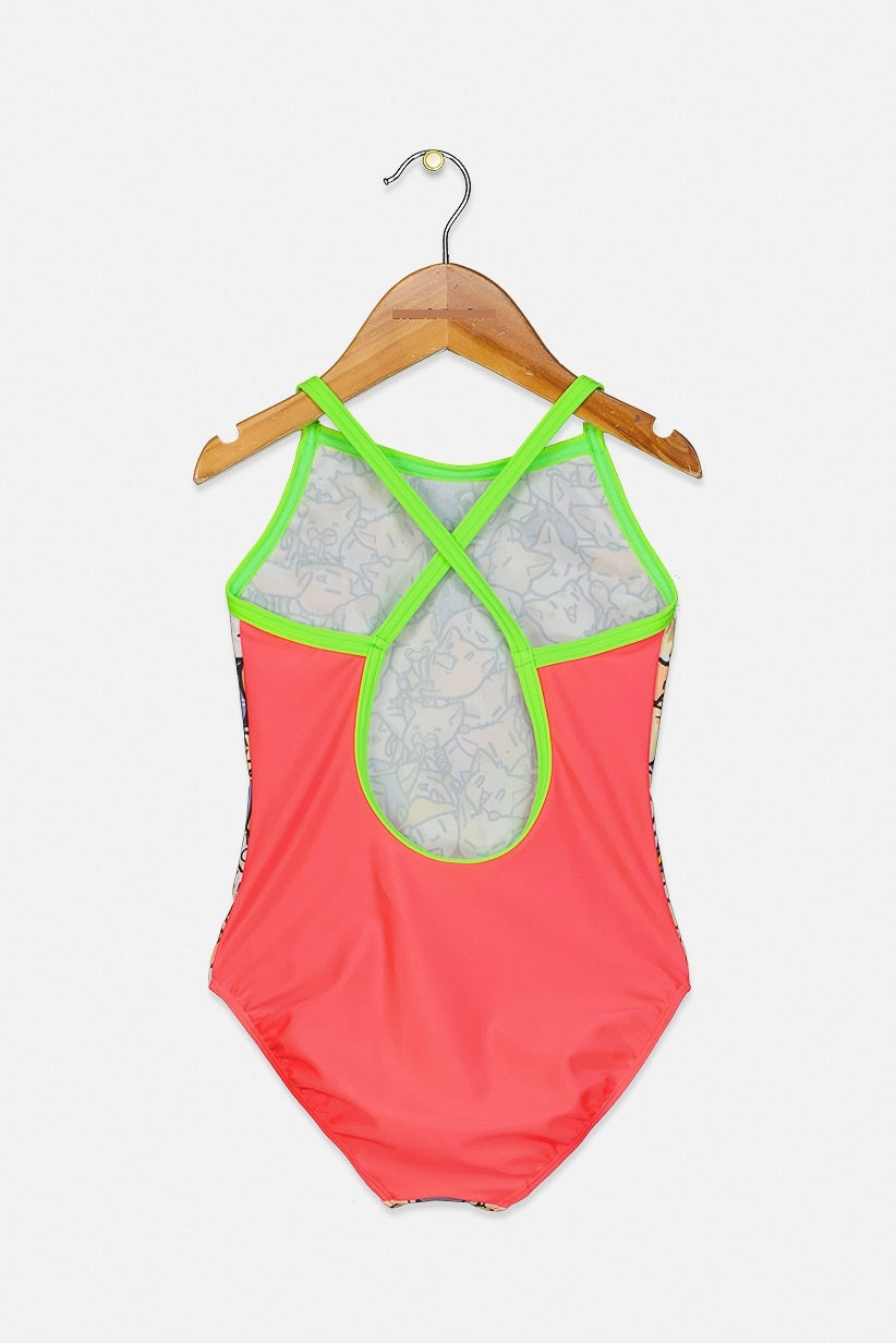 Arena Toddler Girl's Alloverprint One Piece Swim wear