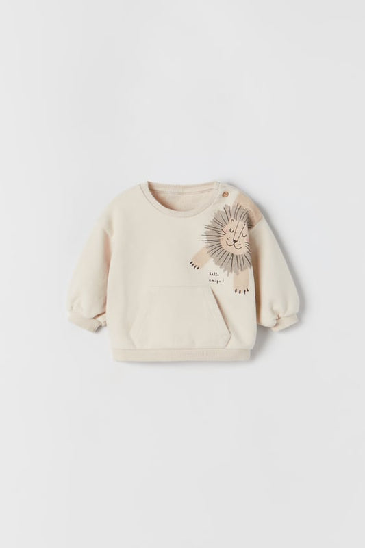 ZARA LION SWEATSHIRT