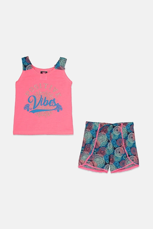 Diva Toddler Girls Tank Top and Shorts Set