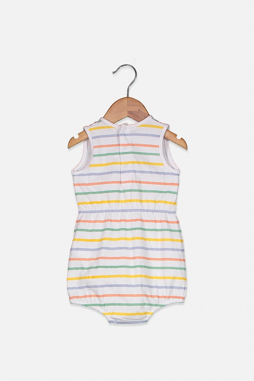 ZY Baby Girl's Striped Bodysuit