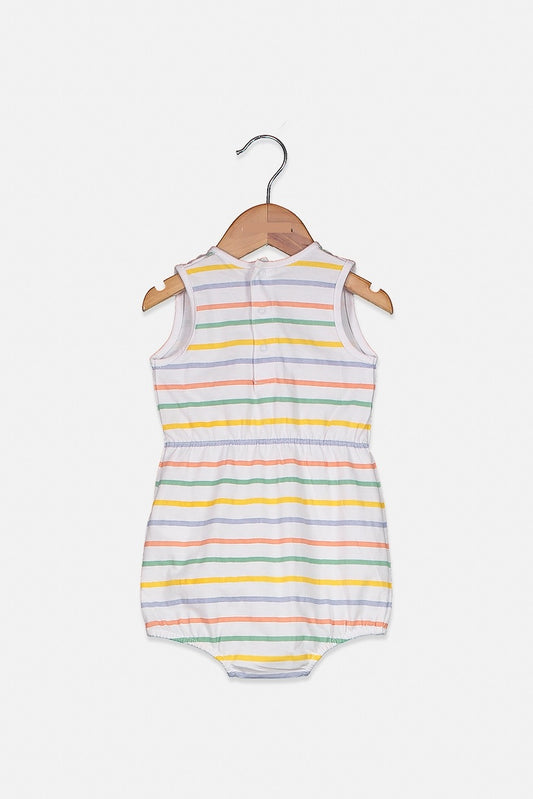 ZY Baby Girl's Striped Bodysuit