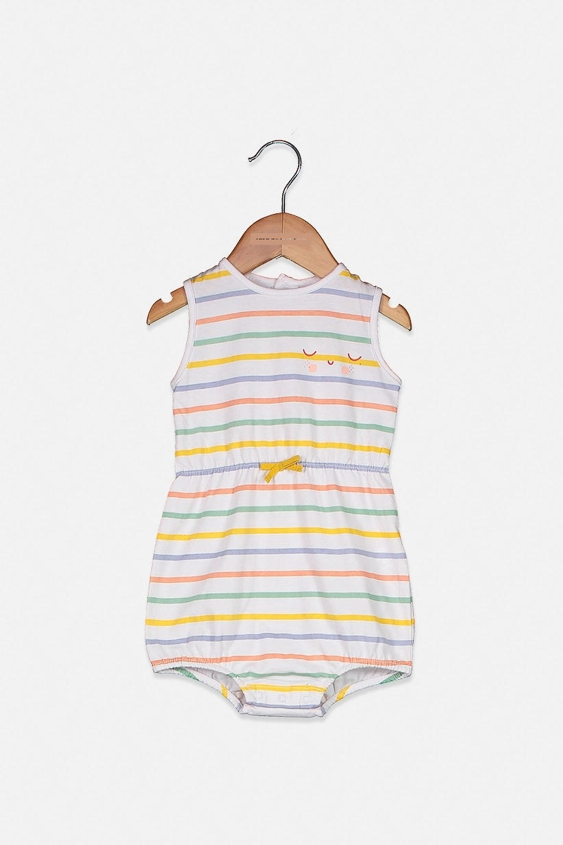 ZY Baby Girl's Striped Bodysuit