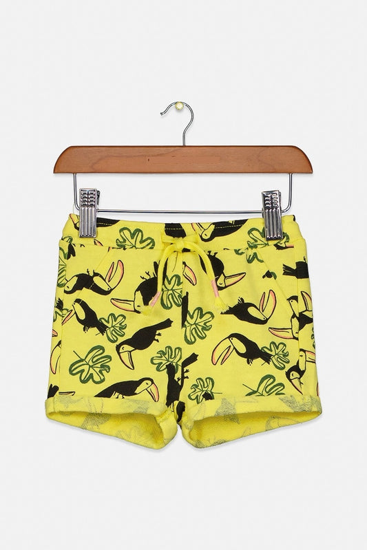 Reserved Toddler Girl's All-Over Printed Pajama Short