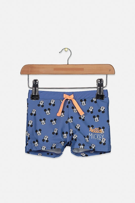 Cool Club Toddler Mickey Mouse Swim Shorts, Blue