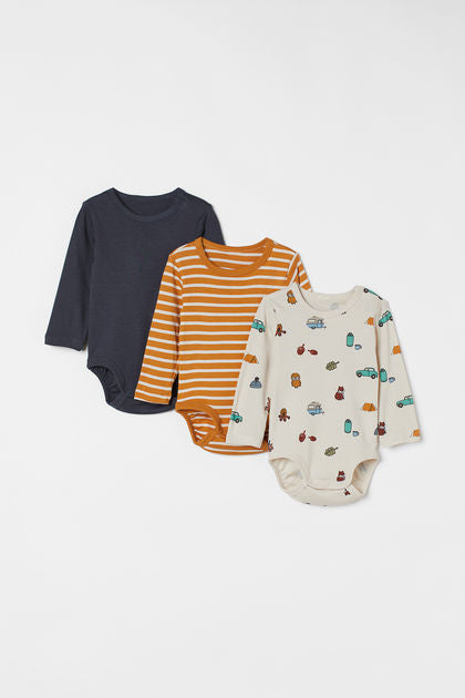 H&M 3-Pack cotton bodysuits