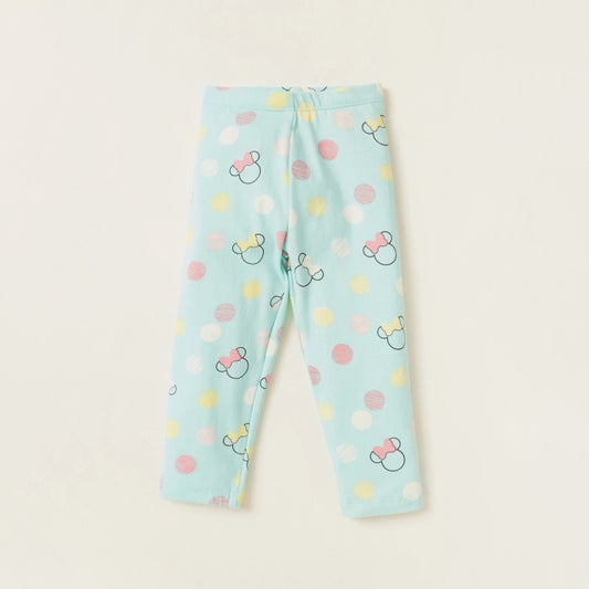 Minnie Mouse Print Leggings - Set of 2