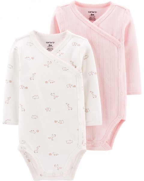 Carters (Pink & White Body Suits)