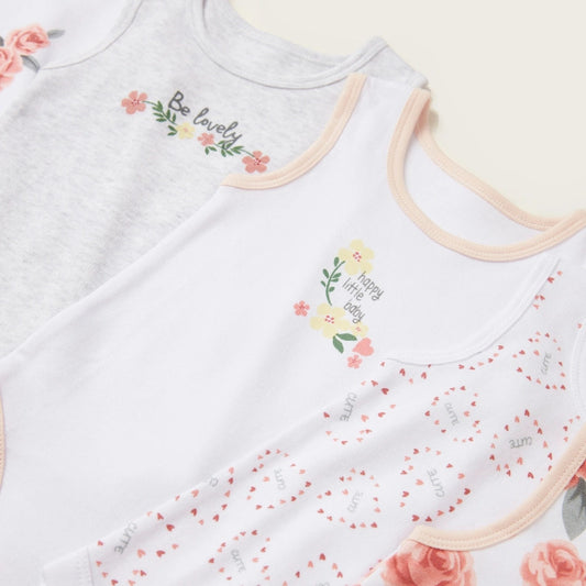 Juniors Printed Bodysuit - Set of 7