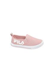 FILA Pink Canvas Slip-on Shoes