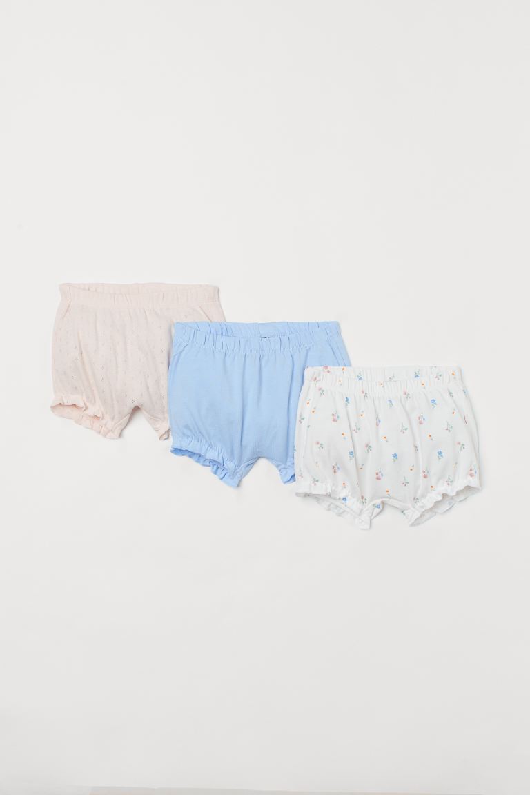 H&M 3 pack jersey shorts